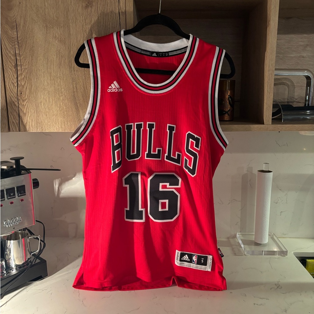 Adidas Red Chicago Bulls Gasol Jersey